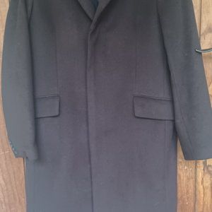 Vintage banana republic men's pea coat cashmere wool blens